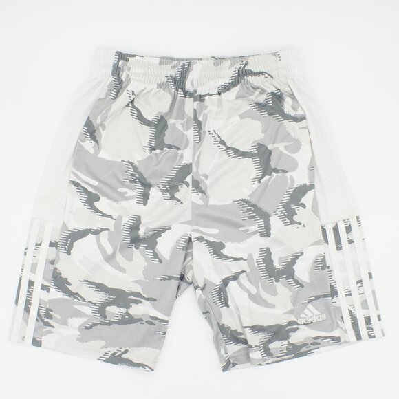 ADIDAS CAMO PRINT WOMENS ATHLETIC SHORTS - Picture 1 of 4